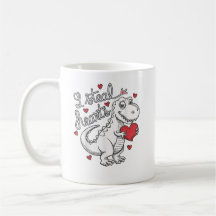 Valentines Jour T Rex Dinosaur Voler Coeurs