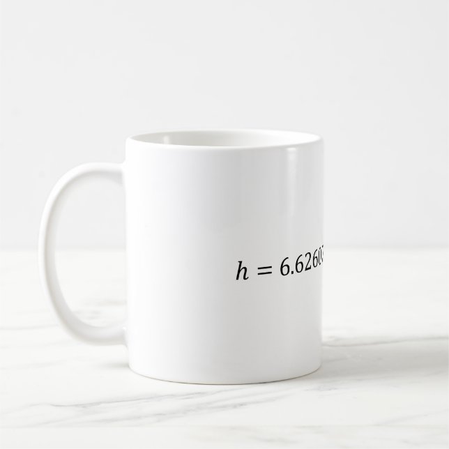Mug Valeur constante de Planck (Gauche)
