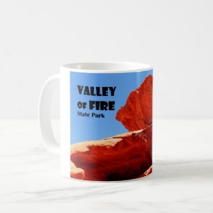 Mug Vallée de feu Parc d'état Nevada Amérique USA