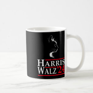 Mug Valse 2024 Drôle Chat Vote Pour Kamala Harris Tim 