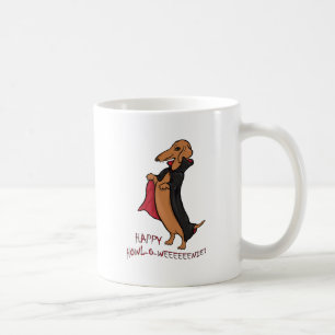 Mug Vampire de Halloween de teckel