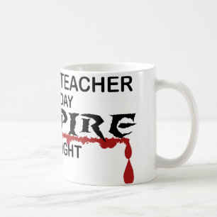 Mug Vampire de professeur d'histoire par nuit
