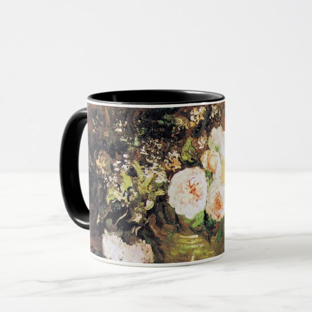 Mug Van Gogh - Bowl avec des tournesols, Roses et autr (Devant gauche)
