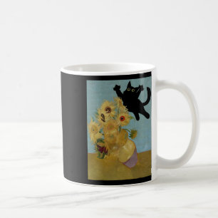Mug Van Gogh Fleurs Chat Tournesols