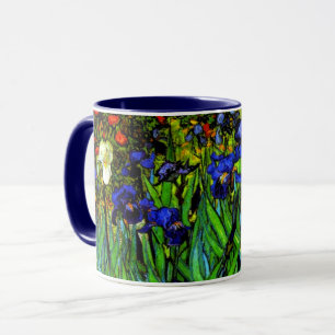 Mug Van Gogh - Iris, peinture florale,