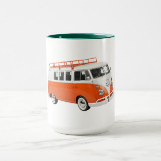 Mug Van Illustration Retro 