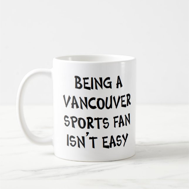 Mug vancouver sports fan, being (Gauche)