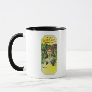 Mug Variety Choice Lake Keuka Graphe Étiquette
