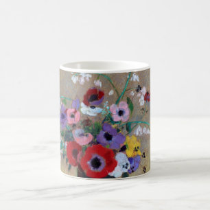 Mug Vase aux fleurs mixtes, Redon