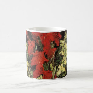 Mug Vase avec Glaïeuls, Œillets par Vincent van Gogh