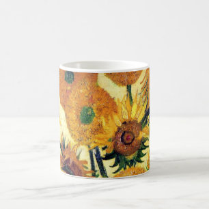 Mug Vase avec quinze tournesols par Vincent van Gogh 1