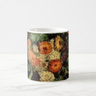 Mug Vase avec Zinnias et Geraniums, Vincent van Gogh