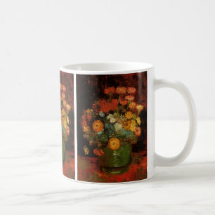 Mug Vase Still Life avec Zinnias par Vincent van Gogh