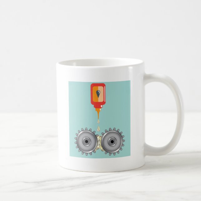 Mug Vecteur d'huilage de vitesses (Droite)