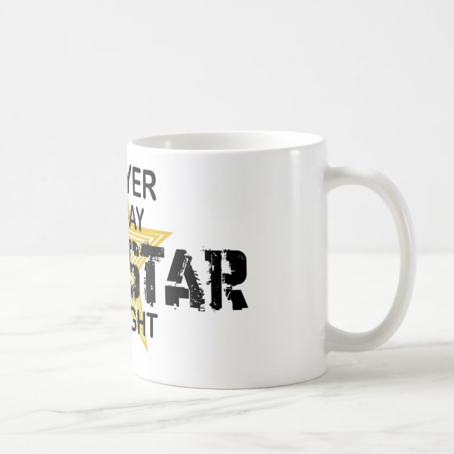 Mug Vedette du rock d'avocat par nuit (Droite)