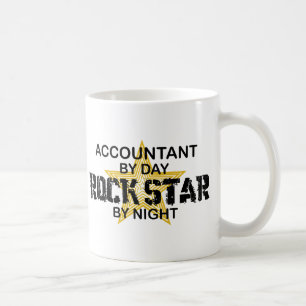 Mug Vedette du rock par nuit - comptable