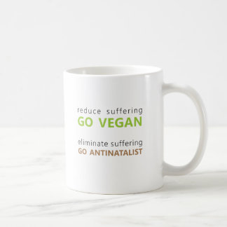 Mug végétalien/tasse d'antinatalist
