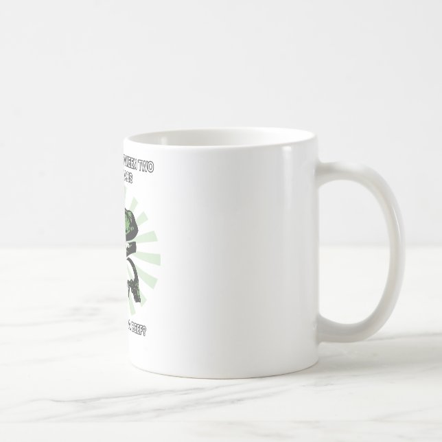 Mug Végétariens de Philosoraptor (Droite)