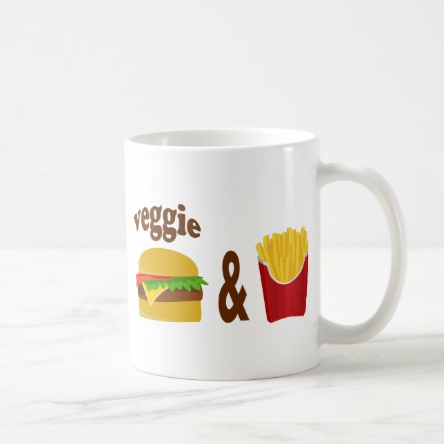Mug Veggie Burger et Fries (Droite)