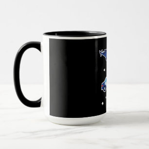 Mug Véhicules de police de caricatures mignonnes