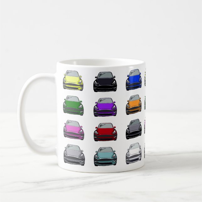Mug Véhicules SUV multicolores (Gauche)