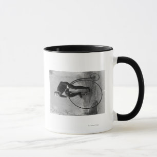 Mug Vélo avec grande roue avant photo