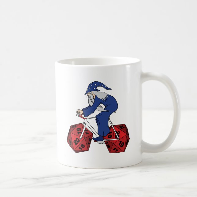 Mug Vélo d'équitation de magicien avec 20 roues (Droite)