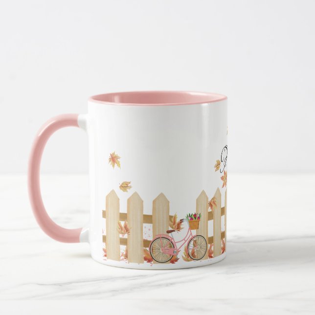 MUG VÉLO ET FLEURS (Gauche)