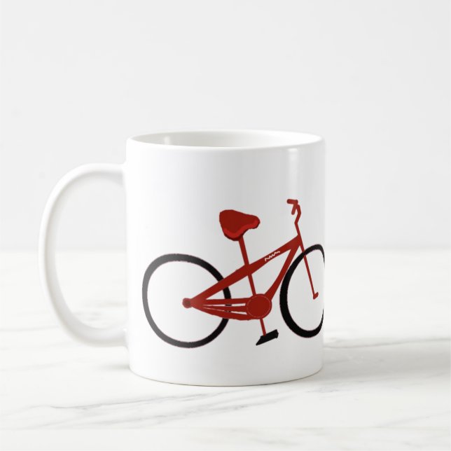 Mug Vélo rouge (Gauche)