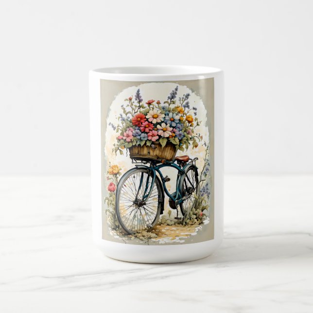 Mug Vélo végétal Boho minimaliste (Centre)