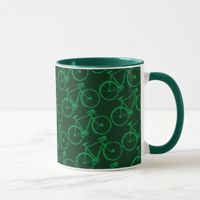 Mug vélo vert (Droite)