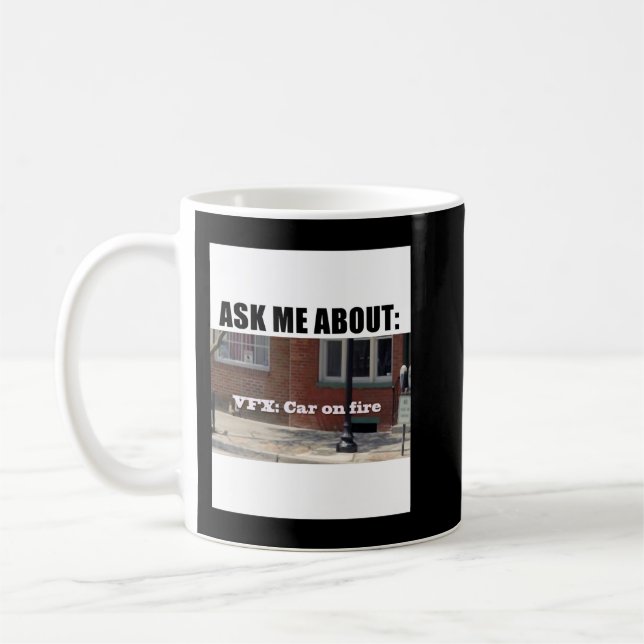 Mug Vélocipastor VFXcar en feu Classic T Shirt (Gauche)