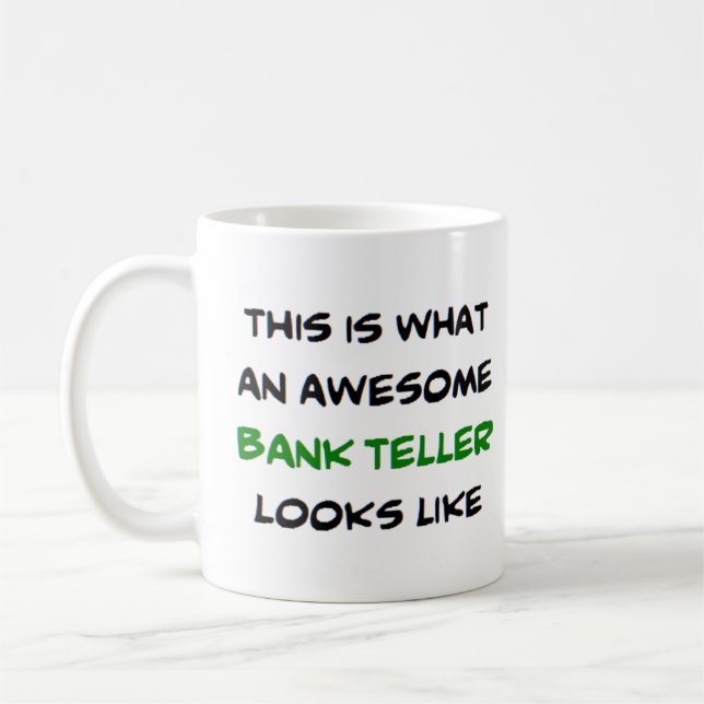 Mug vendeur de banque, génial (Gauche)
