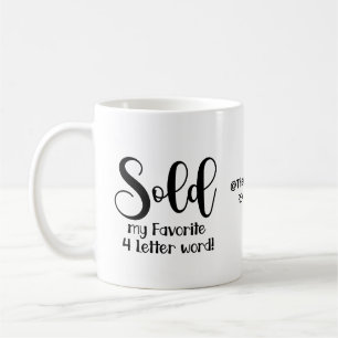 Mug vendu mon préféré 4 lettres agent immobilier t
