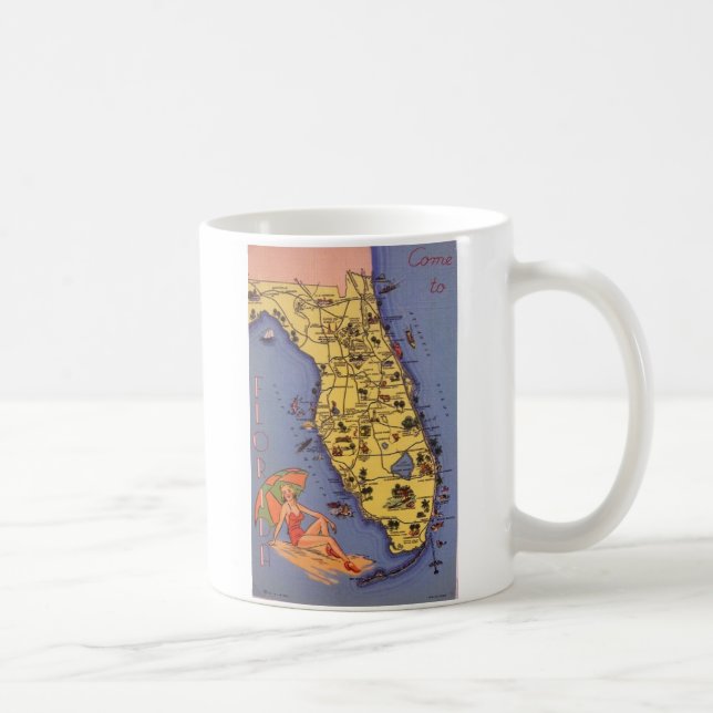 Mug Venez à la Floride ! 1938 (Droite)