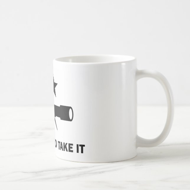 Mug "Venez le prendre" pour des scientifiques (Droite)