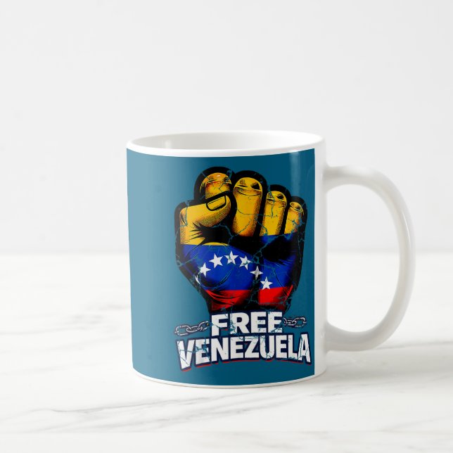 Mug Venezuela Flag Venezuela Libre 2026  (Droite)