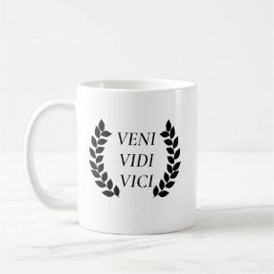 Mug Veni Vidi Vici Je Suis Venu J'Ai Vu J'Ai Conquis