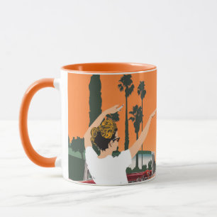 Mug "Venice Beach - Collection Cali Vibes". Il représe