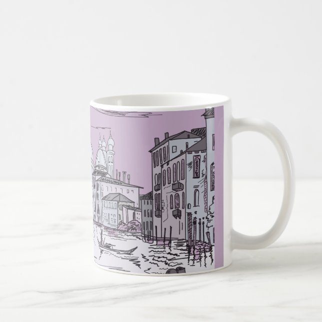 Mug Venise. Ville sur l'eau (Droite)