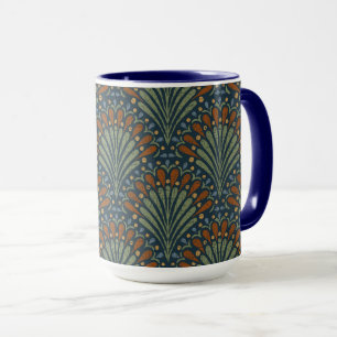 Mug Ventilateur de pétoncles de Bohême, Olivier, Rouil
