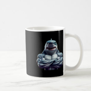 Mug Ventilateur de requin Flexing Bodybuilding Cool Sa