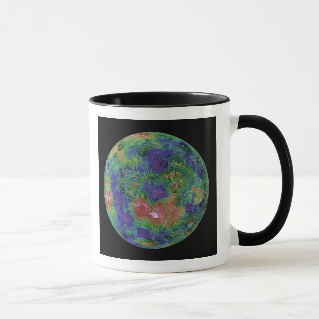 Mug Vénus centré sur le pôle Nord (Droite)