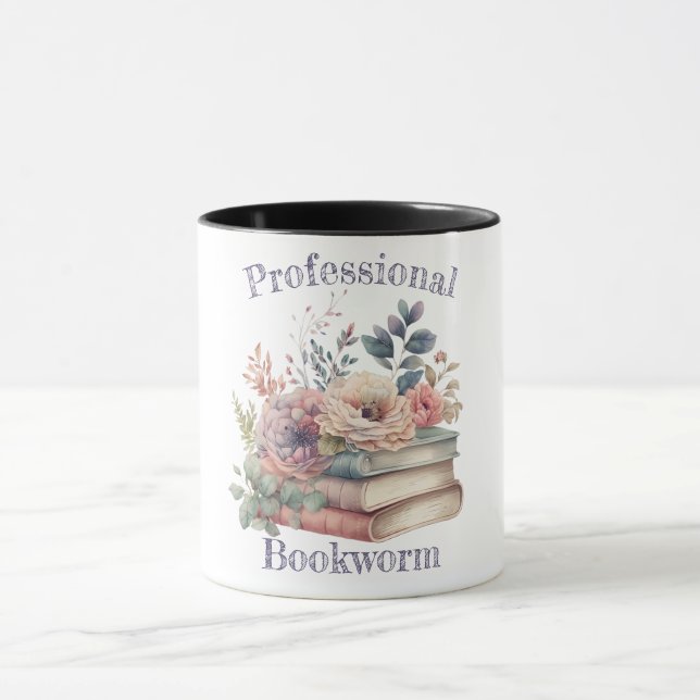 Mug Ver de bibliothèque professionnel (Centre)