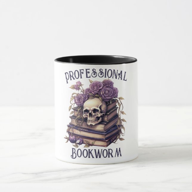 Mug Ver de bibliothèque professionnel (Centre)