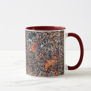 Mug VERDURE, ANIMAUX FORESTIERS Pheasant, Renard rouge