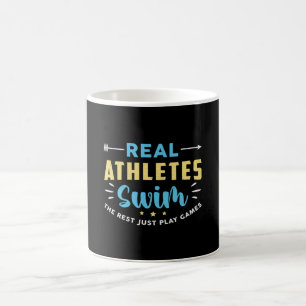 Mug Véritables Athlètes Nager Nager Nager Nager Nager 