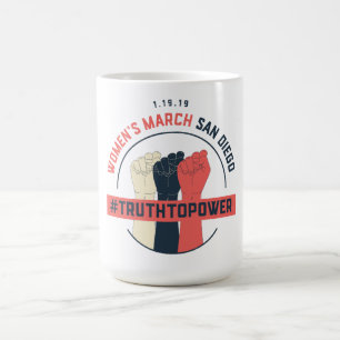 Mug Vérité de mars des femmes pour actionner la tass