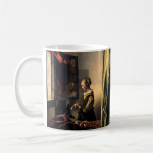 Mug Vermeer - Fille lisant une lettre à une fenêtre ou