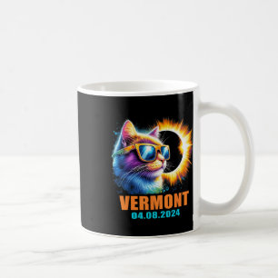 Mug Vermont Total Solaire Eclipse 2024 Cat Solaire Ecl